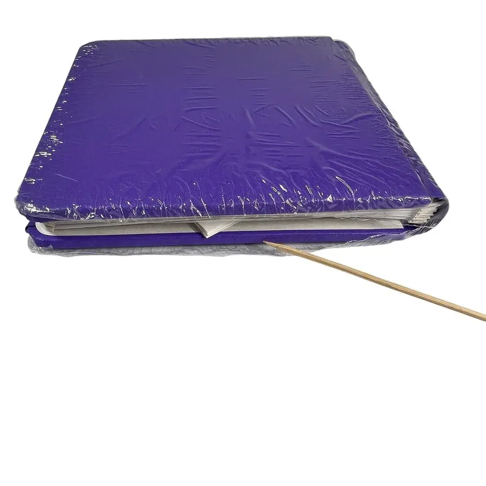 CREATIVE MEMORIES Make a Wish 7x7 Purple Album 12 White Pages NEW